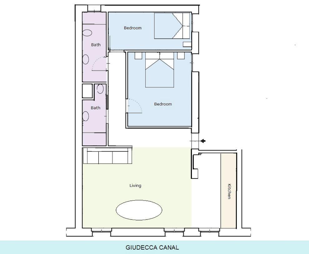 3 Windows On St Mark - Waterfront Apartment Venice Luaran gambar